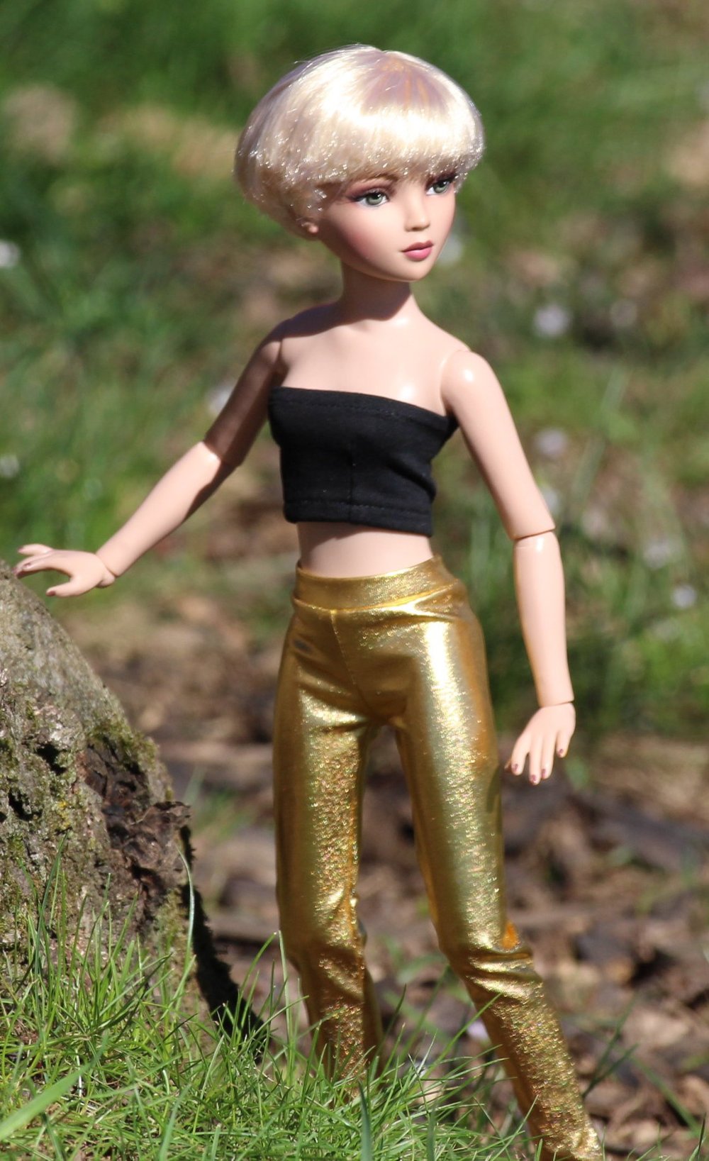 BACK IN STOCK!! Gold Magic Pants | Faux Leather | VDC The Label